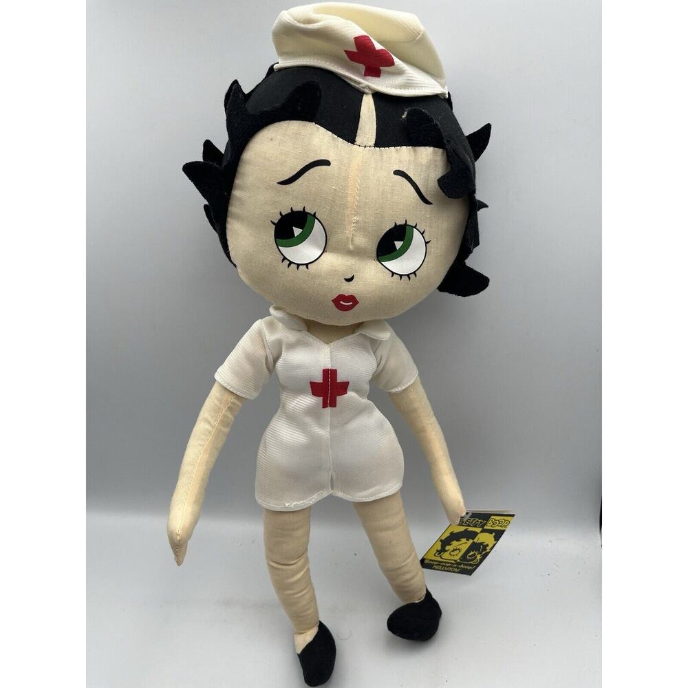 Kellytoy Betty Boop Plush Stuffed Animal Collectible Nurse Brand New